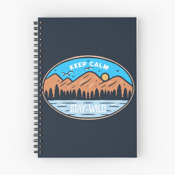 Item preview, Wild River Mountain Illustration designed and sold by rukurustudio.