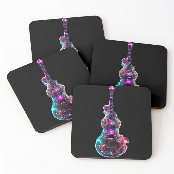 Item preview, Gfab Bfab Gen Ai FFab ABAI Surreal Trends Clothing Electric guitar intricate and exquisite designed and sold by Surrealtrends.