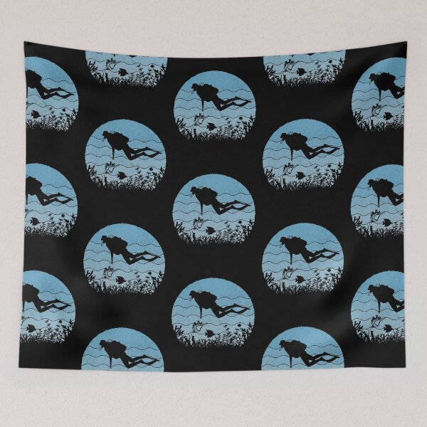 Item preview, Scuba Dive Diving Under Water Scuba Diver Scuba Diving Lover designed and sold by Zaidan16.