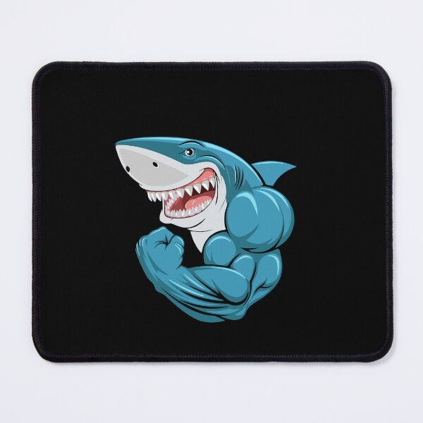 Item preview, Shark With Muscles designed and sold by PotluckPrints.