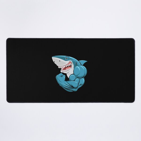 Item preview, Shark With Muscles designed and sold by PotluckPrints.
