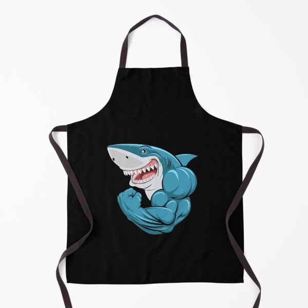 Item preview, Shark With Muscles designed and sold by PotluckPrints.