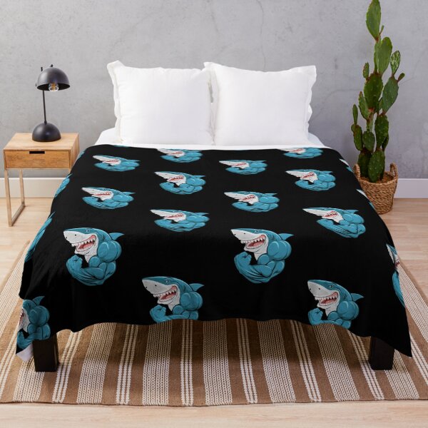 Item preview, Shark With Muscles designed and sold by PotluckPrints.