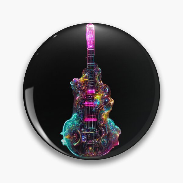 Item preview, Gfab Bfab Gen Ai FFab ABAI Surreal Trends Clothing Electric guitar intricate and exquisite designed and sold by Surrealtrends.