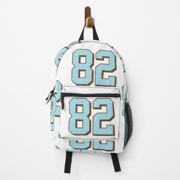 Item preview, Jersey Number 82 Baby Blue with Brown Drop Shadow designed and sold by jiromie.