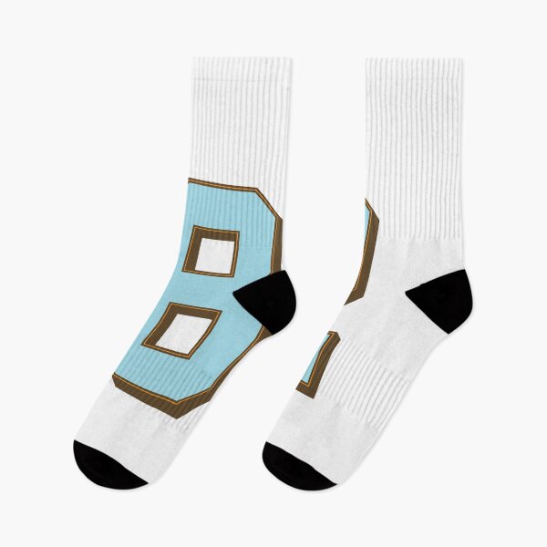 Item preview, Jersey Number 82 Baby Blue with Brown Drop Shadow designed and sold by jiromie.