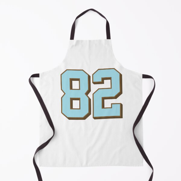Item preview, Jersey Number 82 Baby Blue with Brown Drop Shadow designed and sold by jiromie.