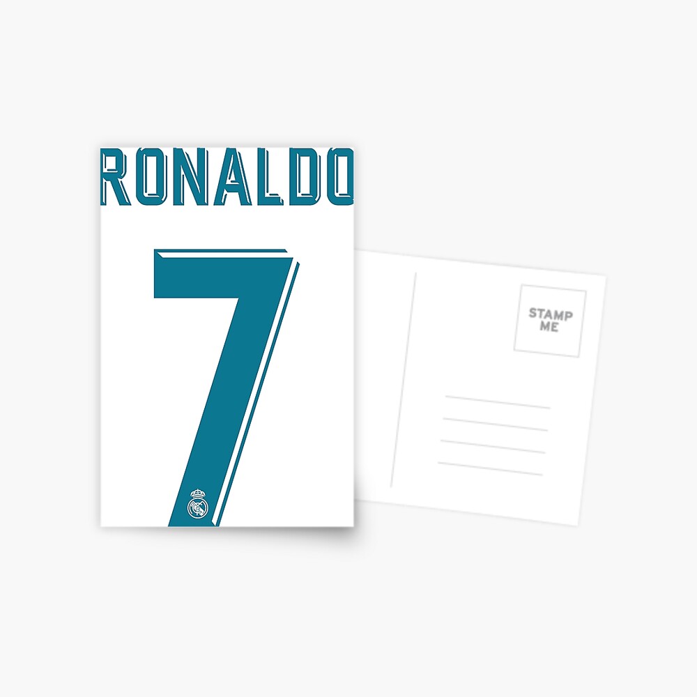 Ronaldo #7 Real Madrid 2017-2018 UEFA Long Sleeve White Jersey