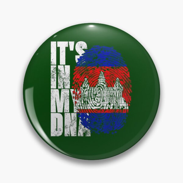 Item preview, It's In My Dna Cambodian Gifts Khmer Kampuchea Cambodia Flag black designed and sold by matasjeongg.