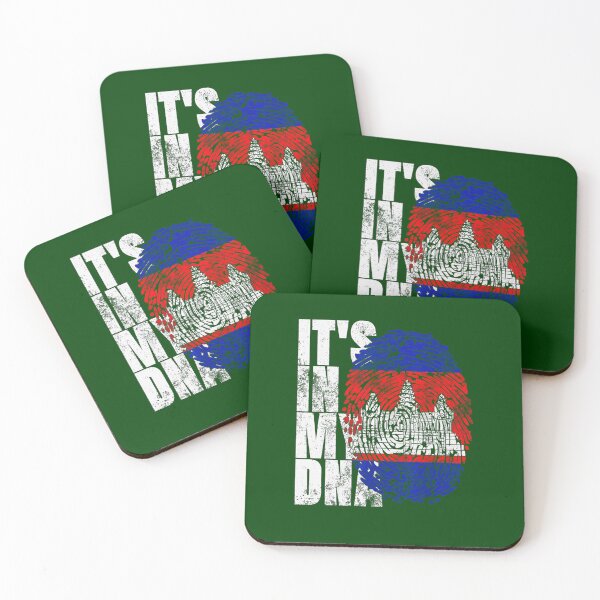 Item preview, It's In My Dna Cambodian Gifts Khmer Kampuchea Cambodia Flag black designed and sold by matasjeongg.