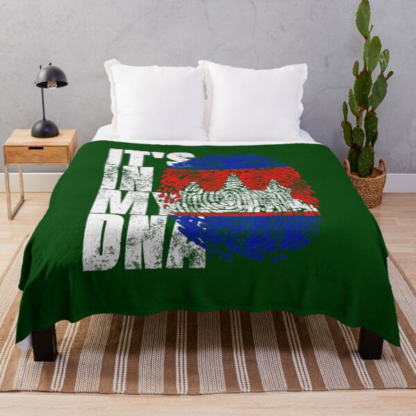 Item preview, It's In My Dna Cambodian Gifts Khmer Kampuchea Cambodia Flag black designed and sold by matasjeongg.