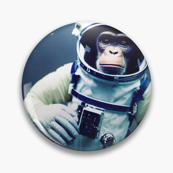Artikelvorschau, Ein Schimpansen-Astronaut entworfen und verkauft von FuturITsic.Synthography.