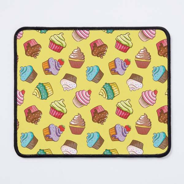 Item preview, Mini Cupcake Pattern Colorful Little Iced Cakes Repeating designed and sold by Delightfully Cynical.
