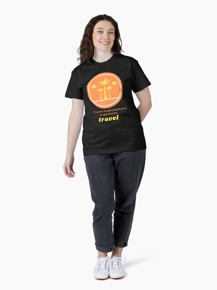 Thumbnail 4 of 7, Classic T-Shirt, travel designed and sold by zubiaqureshi.
