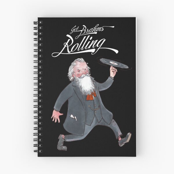 Artikelvorschau, Holen Sie sich Brahms Rolling (für dunkle Hintergründe) entworfen und verkauft von Adolfo Arranz.