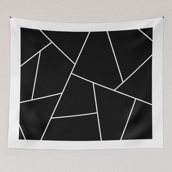 Item preview, Geometric abstract - black and white. designed and sold by K.S ART.