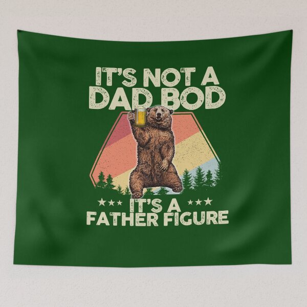 Item preview, It's Not A Dad Bod It's A Father Figure Father' S Day Tee Gift For Men White3 Large Black ized designed and sold by matasjeongg.