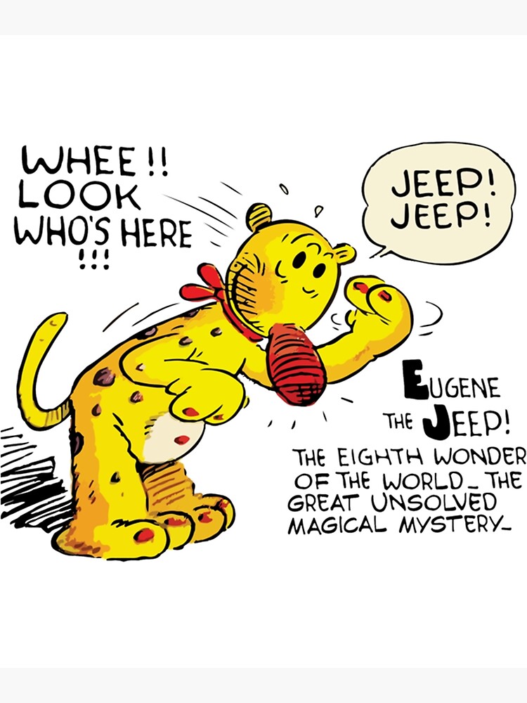 Discover eugene the jeep !! Premium Matte Vertical Poster