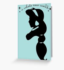 A Whole New World Greeting Card