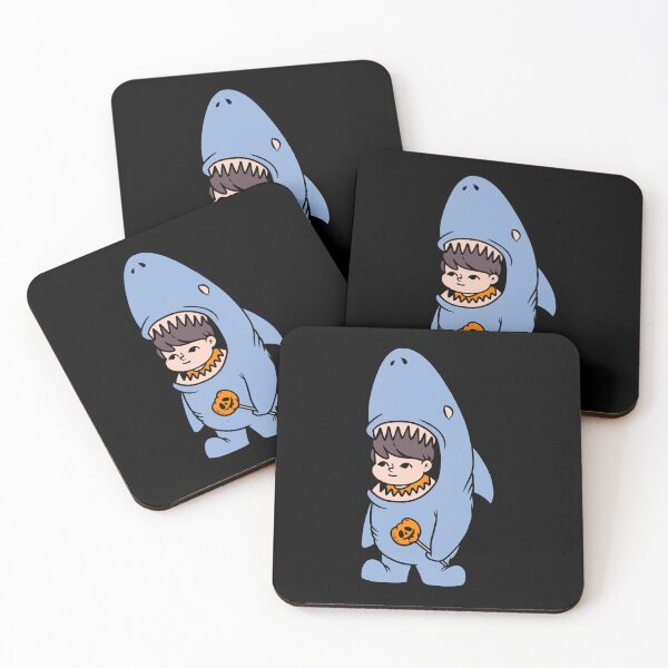 Item preview, Cute Kid In A Shark Costume designed and sold by PotluckPrints.