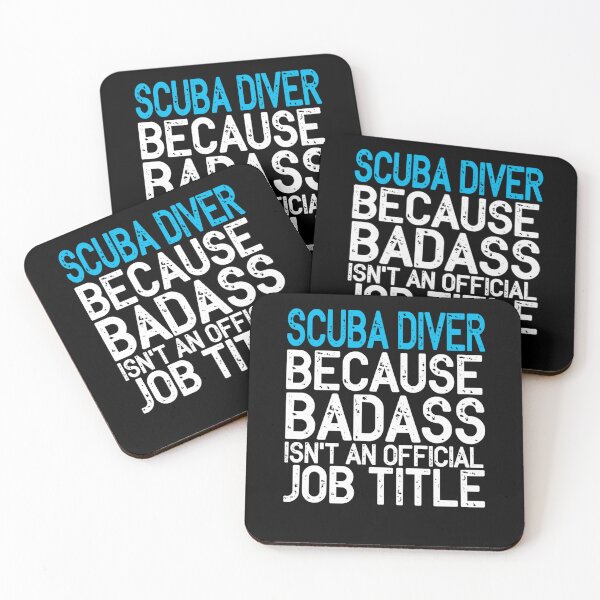 Item preview, Scuba Diver Because Badass Isn't An Official Job Titel designed and sold by Zaidan16.