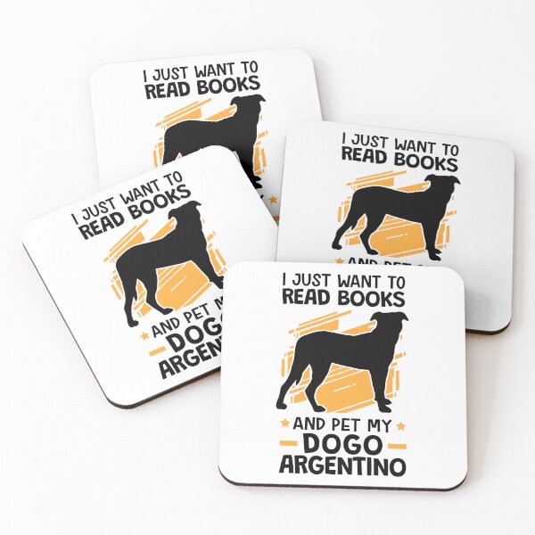 Item preview, Read books and pet Dogo Argentino designed and sold by madgrfx.