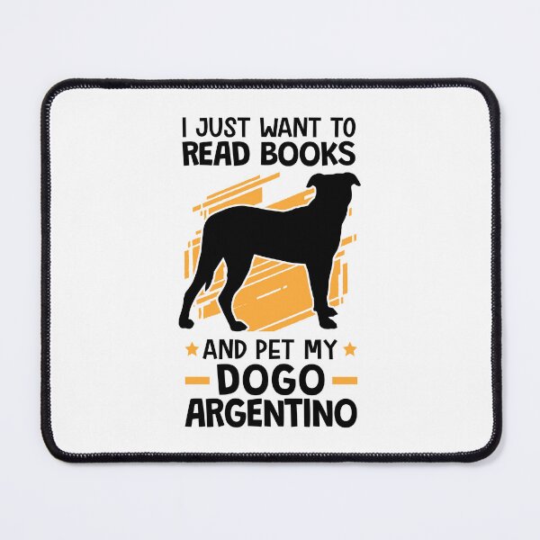Item preview, Read books and pet Dogo Argentino designed and sold by madgrfx.