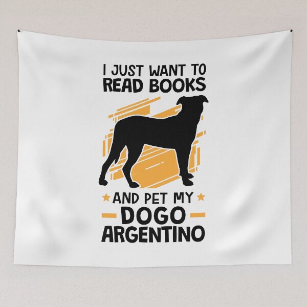 Item preview, Read books and pet Dogo Argentino designed and sold by madgrfx.