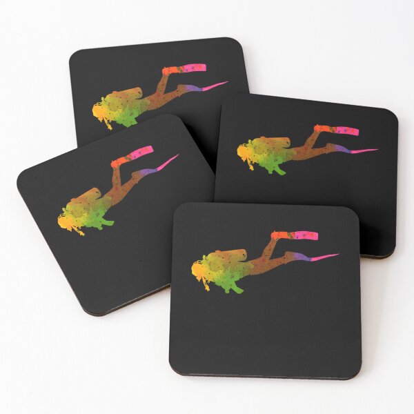 Item preview, Scuba Diver Colorful Scuba Diving designed and sold by Zaidan16.