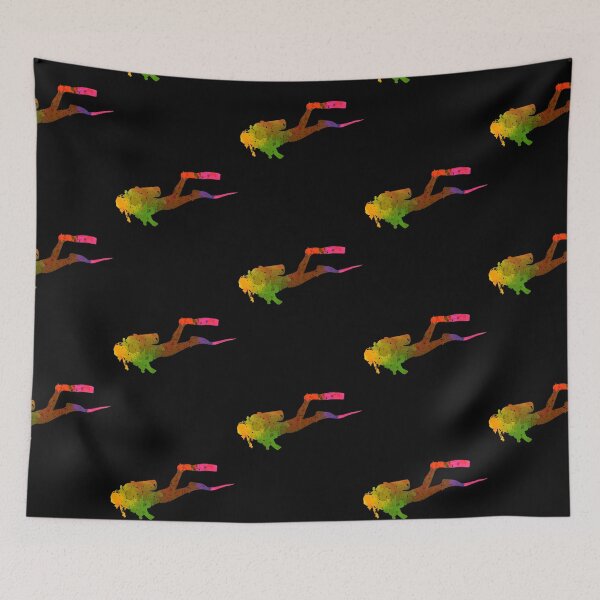 Item preview, Scuba Diver Colorful Scuba Diving designed and sold by Zaidan16.