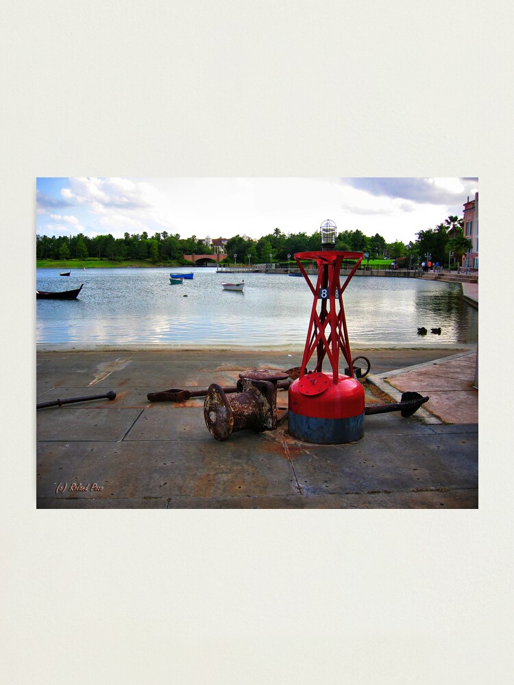 Alternate view of Red Buoy Photographic Print