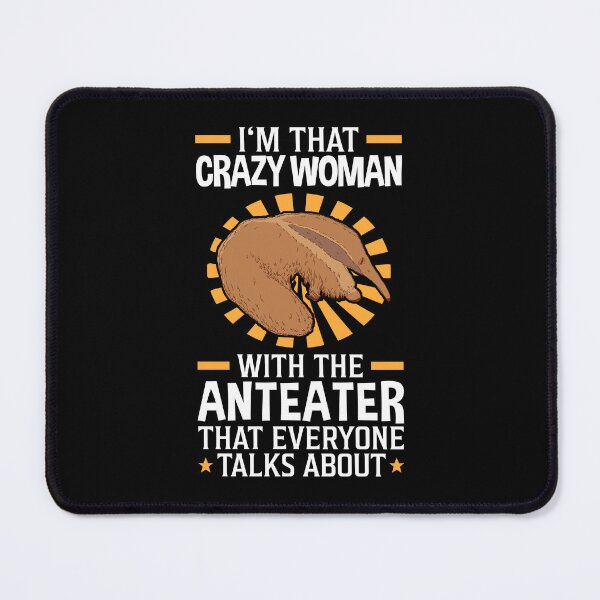 Item preview, Crazy woman with anteater South America designed and sold by madgrfx.