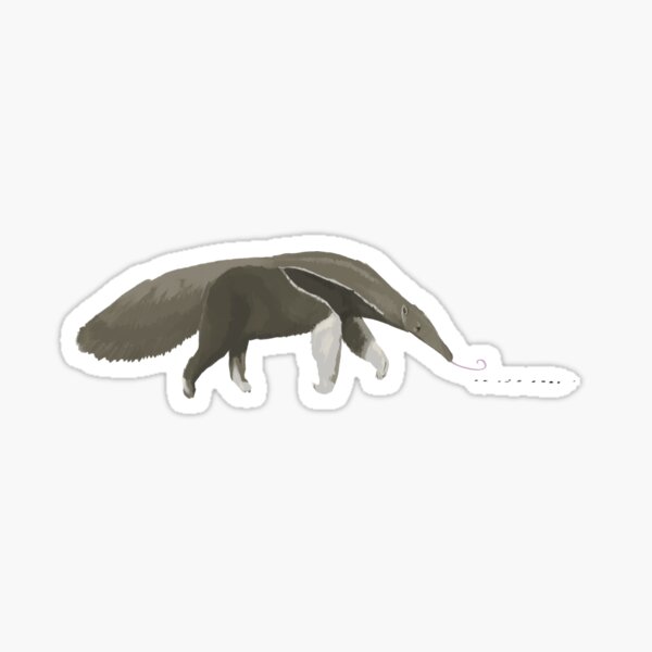 T Pose Anteater Sticker for Sale by AnteaterGuy