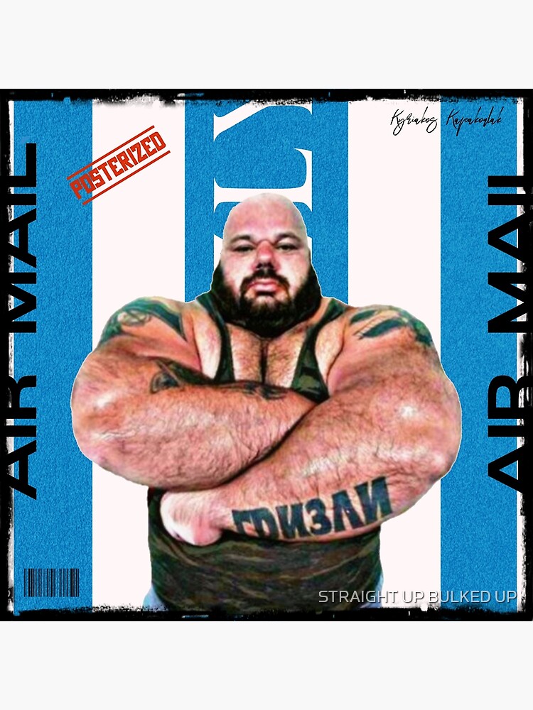 Kyriakos Grizzly Kapakoulak  MOGGED Poster for Sale by STRAIGHT