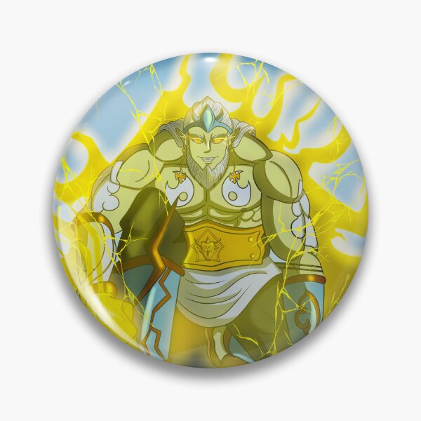 Item preview, Zeus with background designed and sold by legend-of-storm.