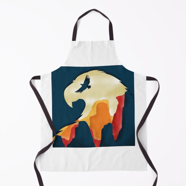 Item preview, Eagle soaring high above in the sky designed and sold by Doodlebhai.