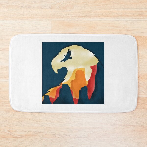 Item preview, Eagle soaring high above in the sky designed and sold by Doodlebhai.