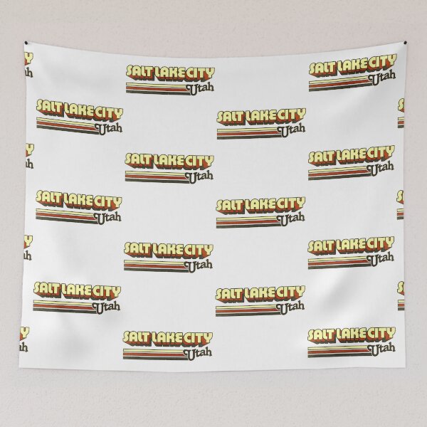 Item preview, Salt Lake City, UT | City Stripes designed and sold by retroready.