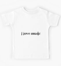 Love music Kids Tee