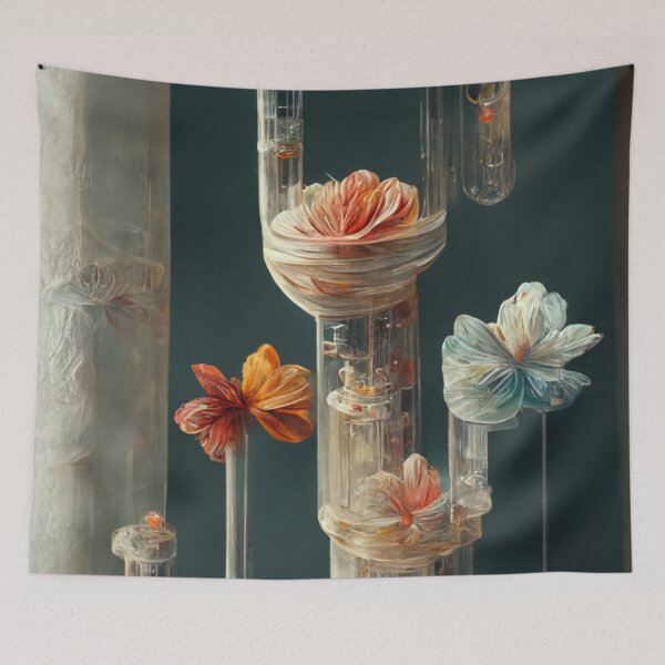 Item preview, Alien botanical plants - vial flowers designed and sold by ontano.