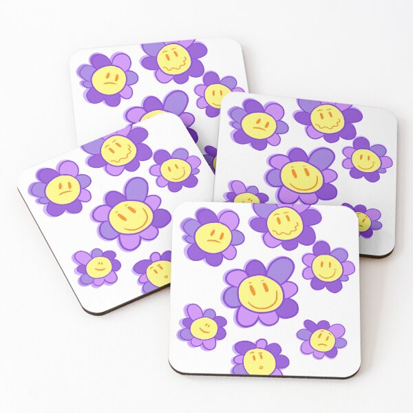 Item preview, Purple Sunflower Emoji - Cute pattern  designed and sold by Mirsh-design.