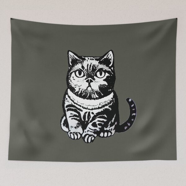 Item preview, British shorthair cat art 6 designed and sold by Catator.