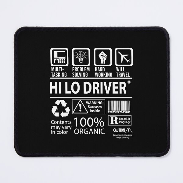 Item preview, Hi Lo Driver T Shirt - Multitasking Job Gift Item Tee designed and sold by alishabvrstella.
