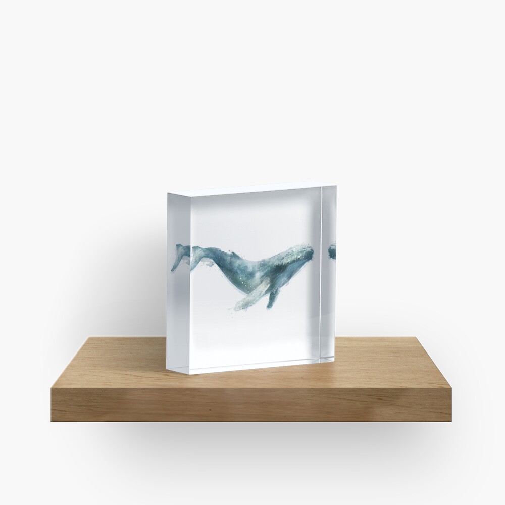 Humpback Whale Acrylic Block