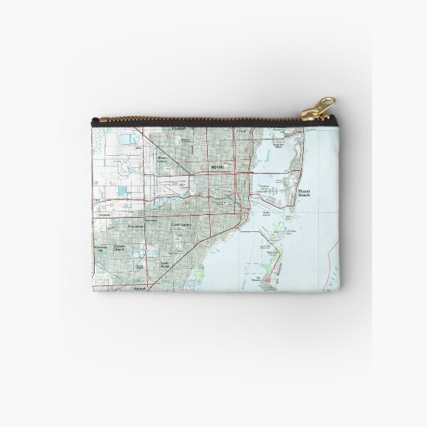 Item preview, Miami Florida Map (1981) designed and sold by BravuraMedia.