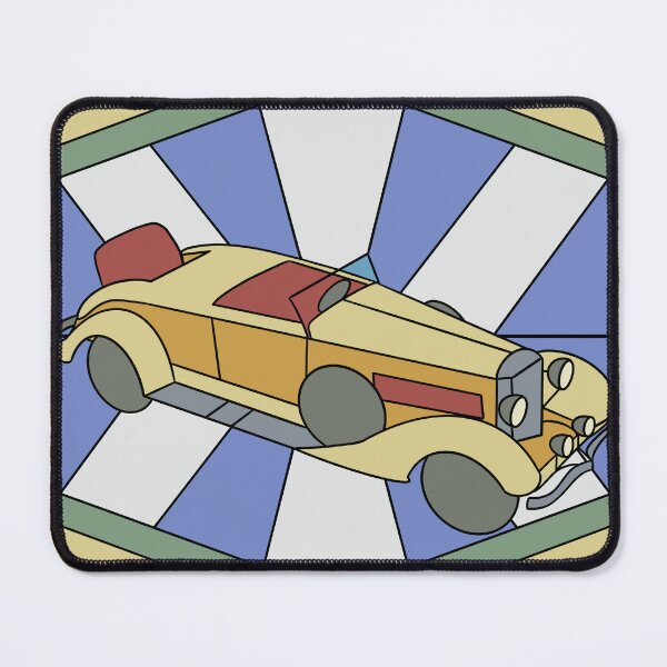 Item preview, Vintage Car Stained Glass designed and sold by Artsyanne.