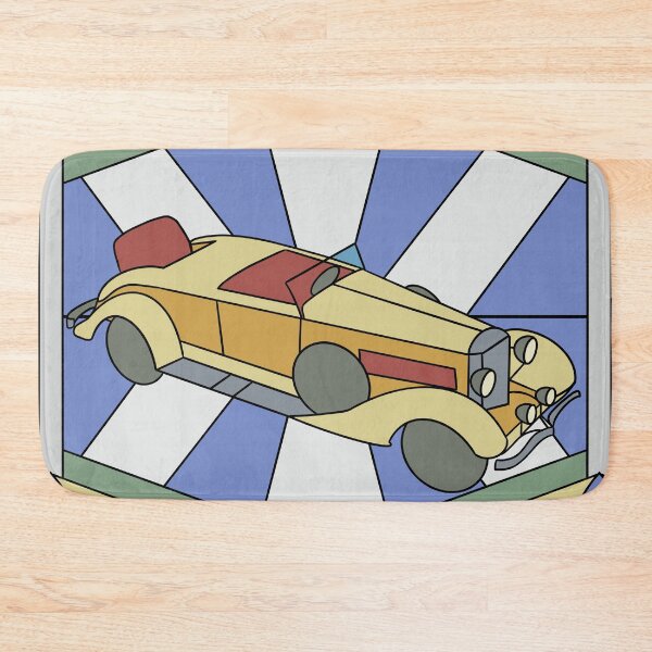 Item preview, Vintage Car Stained Glass designed and sold by Artsyanne.
