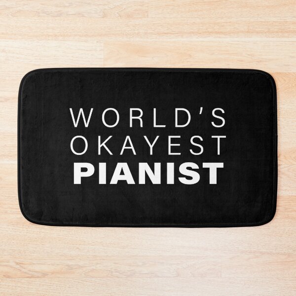 Item preview, World's okayest Pianist, Funny Piano Player Gift, Music Gift | designed and sold by Boom-llqb.