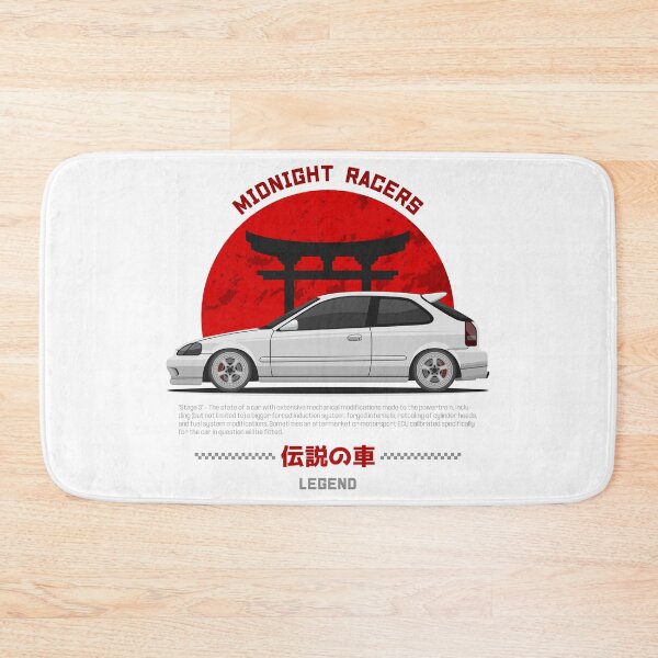 Item preview, Midnight Racer White EK 9 JDM designed and sold by goldentuners.