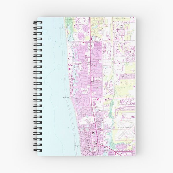 Item preview, Vintage Map of Naples Florida (1958)  designed and sold by BravuraMedia.